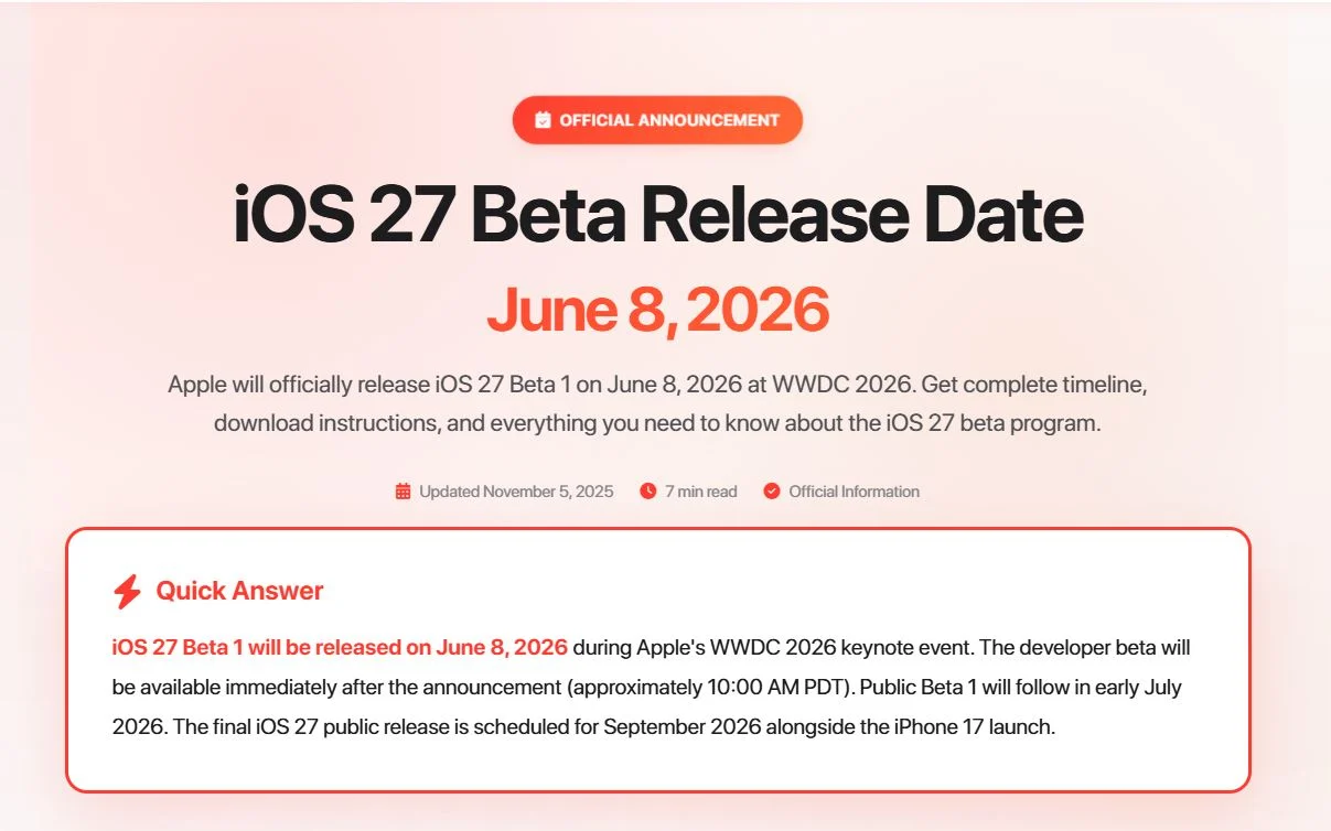 Apple bereitet mit iOS 27‑Beta das Falt‑iPhone vor – Was das bedeutet