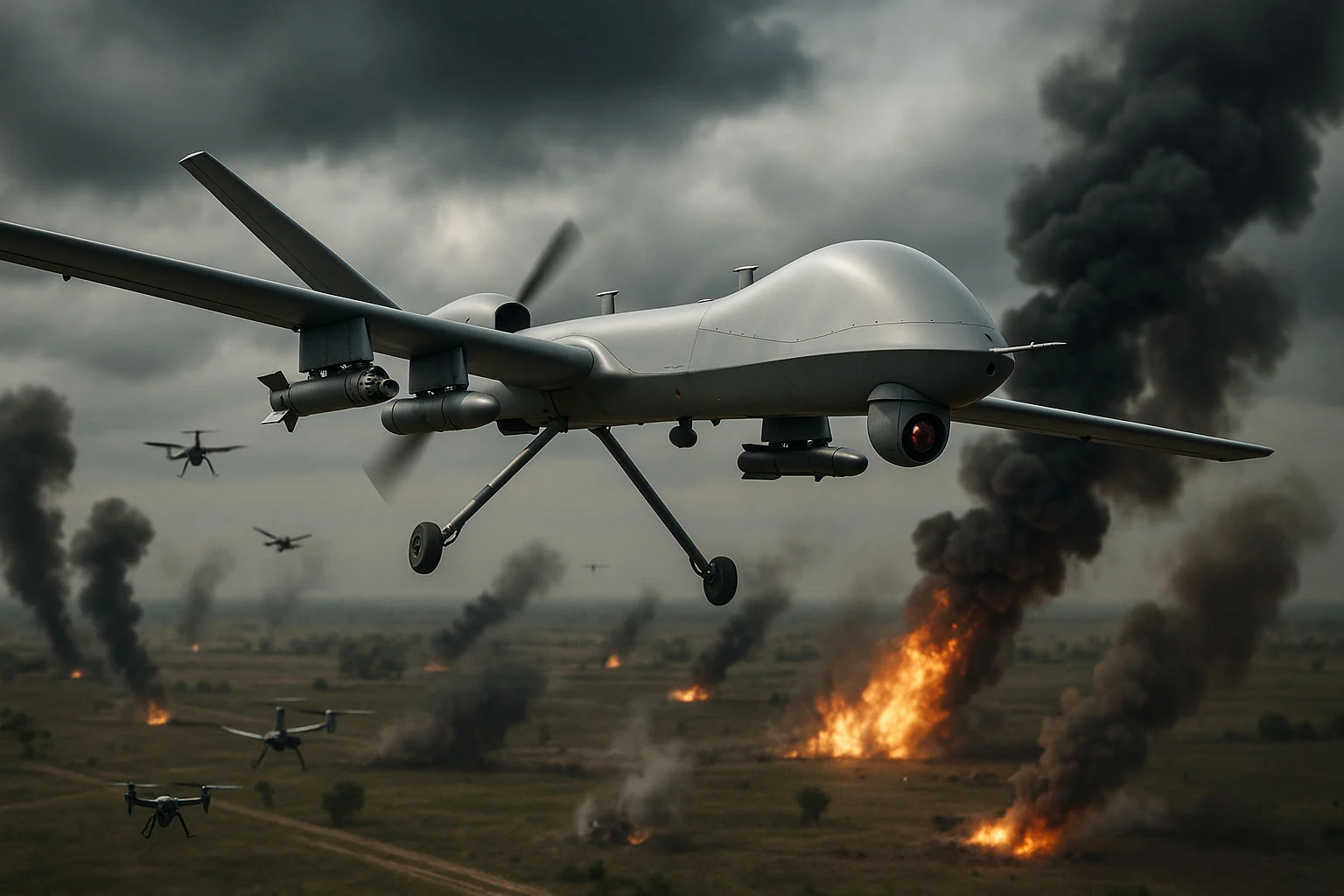 Autonome Drohnen im Krieg: Die Folgen von "Terminator Mode Fully Autonomous Drones Have Killed Soldiers for the First Time"