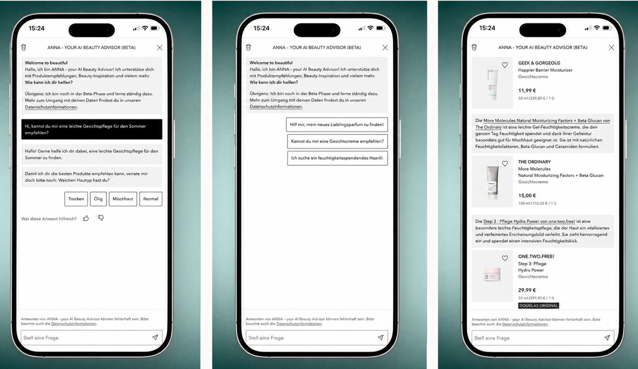 Beauty‑KI DOUGLAS setzt auf Chatbot 8222ANNA8220 für individuelle Beratung – Wie KI das Beauty‑Shopping neu definiert
