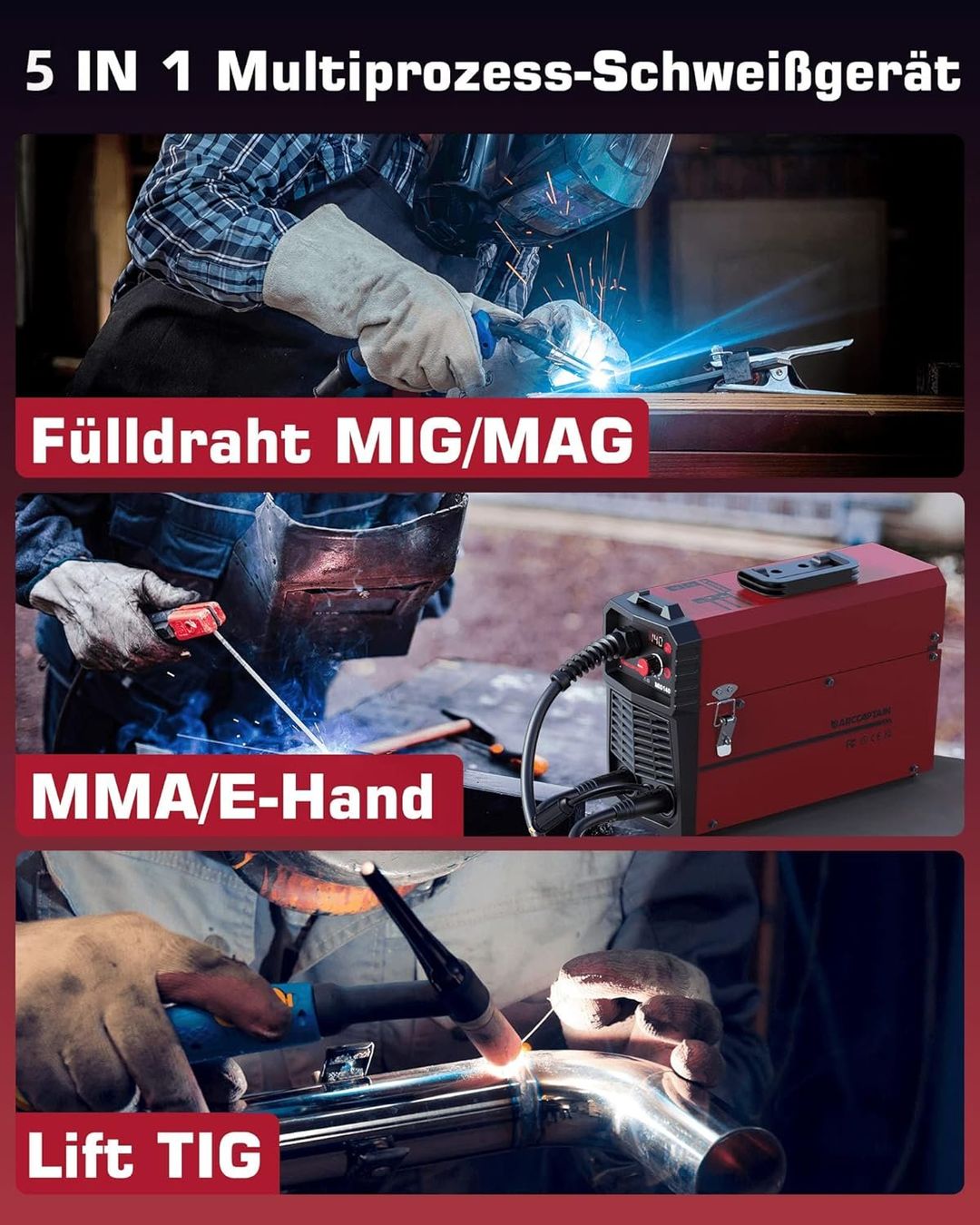Bestes Schweißgerät für Profis: TIG‑ und Stick‑Varianten im Vergleich