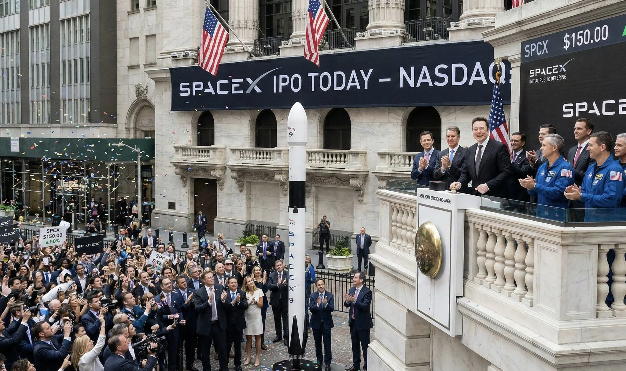 SpaceX feiert mit Rekord-IPO einen fulminanten Marktstart